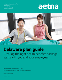 Delaware 1-50 Plan Guide