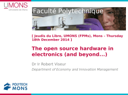 The open source hardware in electronics (and