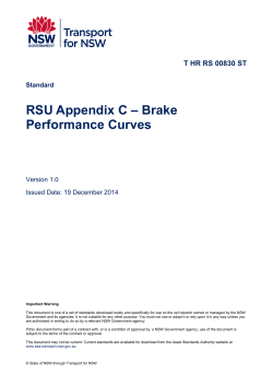RSU Appendix C - Brake Performance Curves