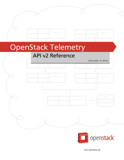 OpenStack Telemetry API v2 Reference