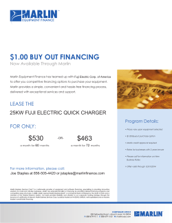 1.00 buy out financing - Fuji Electric America