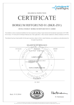 New Certificate BKR01