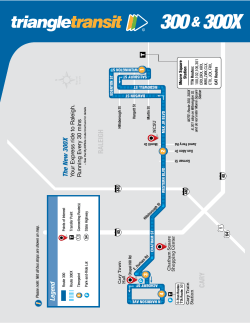 300 Map and Schedule Effective 1.12.2015