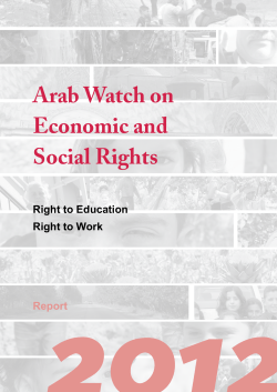 Arab Watch on Economic and Social Rights