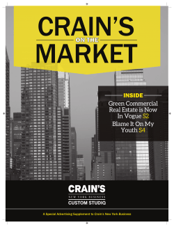 ON THE - Crain's New York Business