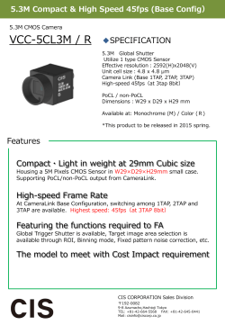 5.3M 45fps Compact 29mm CUBE camera