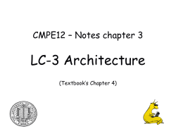 03_LC3 Architecture