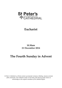 Eucharist The Fourth Sunday in Advent