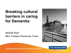 Akhlak Rauf - Breaking Cultural Barriers in Caring for Dementia