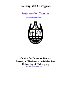 Chittagong University EMBA