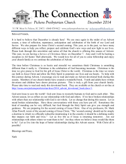The Connection - Pickens Presbyterian Church