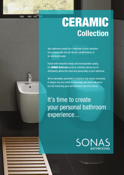 Sanitaryware - SONAS Bathroom