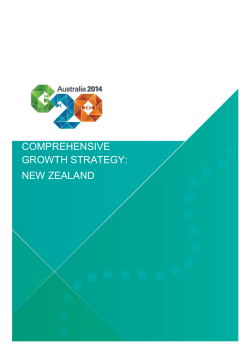 Comprehensive Growth Strategy - New Zealand