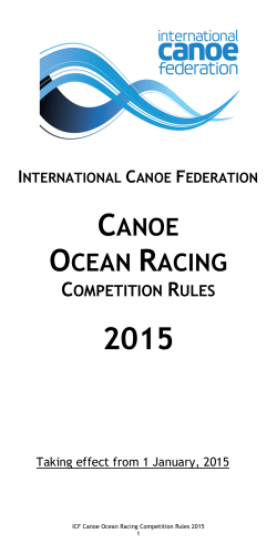 tr - International Canoe Federation