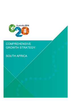 Comprehensive Growth Strategy - South Africa