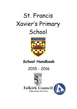 St Francis Primary School handbook