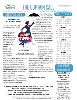 Mary Poppins - Theatre Winter Haven