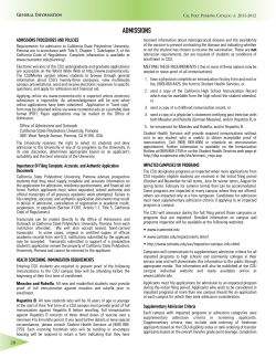 ADMISSIONS - Cal Poly Pomona