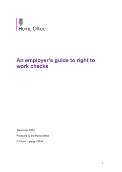 An employer's guide to right to work checks