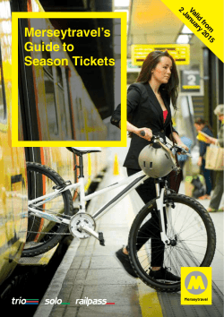 Merseytravel's Guide to Season Tickets
