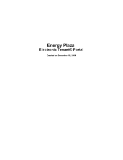 Energy Plaza Electronic Tenant