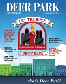 welcome to deer park, texas - Deer Park Chamber of Commerce