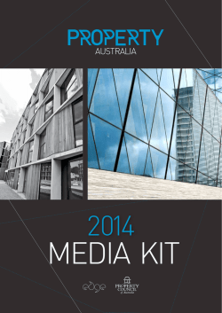 the Property Australia, Property Week and Propertyoz.com.au media