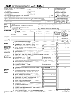 2014 Tax Return Documents (SAMUELSON