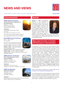 January 2015 - American Society for Mass Spectrometry