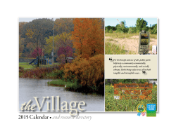 Click here for the 2015 Village Calendar