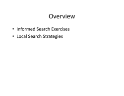 Local Search and midterm review