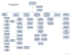 Organizational Chart - UCF College of Sciences