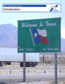 Introduction - the Texas Department of Transportation FTP Server