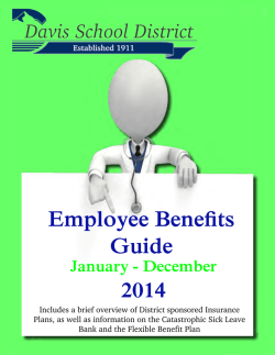 2014 Benefits Guide - Davis School District