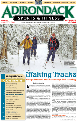 Read the Current Issue! - Adirondack Sports & Fitness