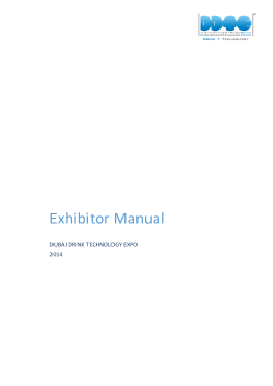 DDTE 2014 Exhibitor ManualForm