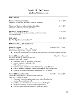 Justin's CV - The Landing Page of Justin De Cleene