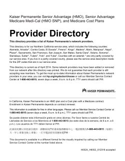 Provider directory - Kaiser Permanente Medicare