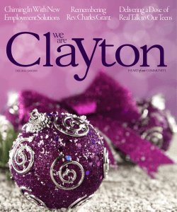 Looking Back on 2014 - We Are Clayton Magazine