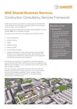NHS Shared Business Services Construction