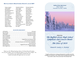Winter Band Concert Program 2014 V4