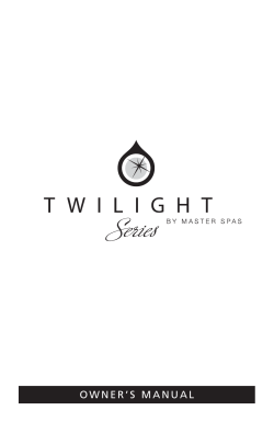 2013 Twilight Owners Manual