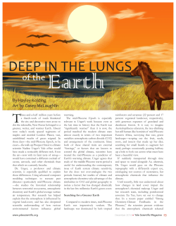 DEEP IN THE LUNGS - Yale School of Forestry & Environmental