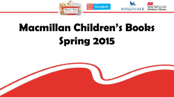 Macmillan Children's Books Spring & Summer 2015