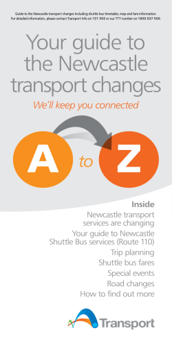 Guide to the Newcastle transport changes