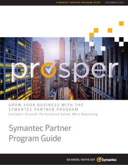 Redesigned Partner Program Guide - PartnerNet