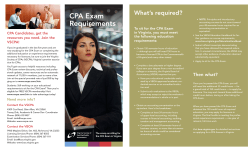 CPA Exam Requirements