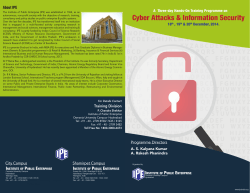 Cyber Attacks & Information Security