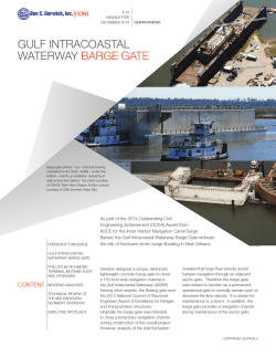 gulf intracoastal waterway barge gate