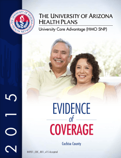 Evidence of Coverage (Cochise County)